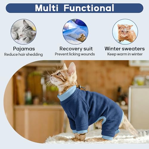 Cat Hair Sticky Shirt (Medium / Blue)
