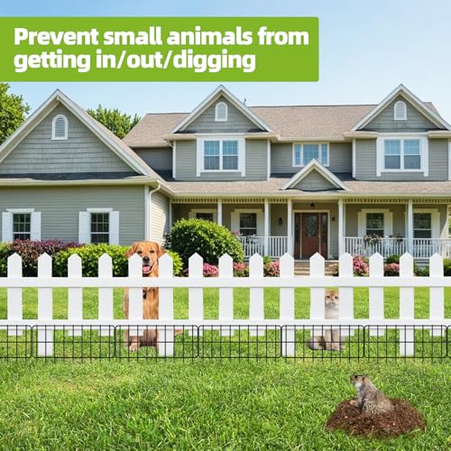 30Panels Garden Fence Animal Barrier (13inches（H）X 30ft（L）)