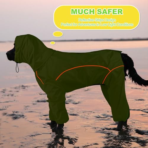 ADINIKIA Dog Raincoat (L / Green)