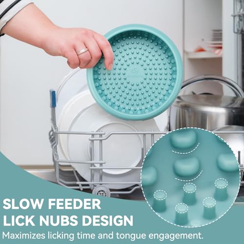 Dog Lick Bowl (L / Teal)