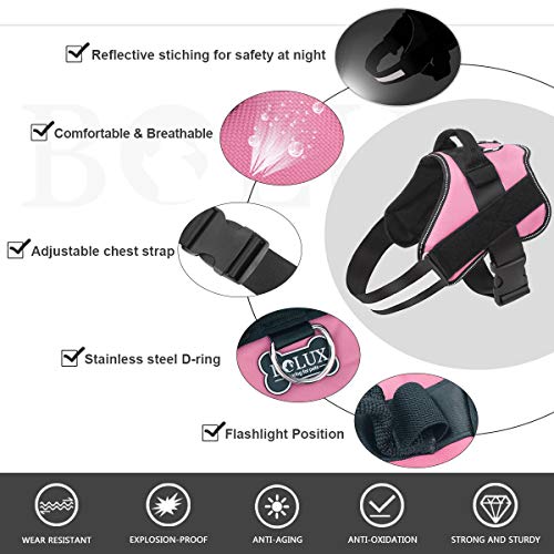 Dog Harness No (X-Large (Pack of 1) / Pink)