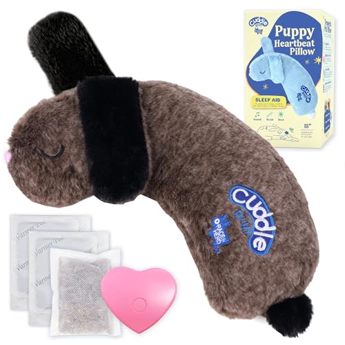 CuddleBun Heartbeat Puppy Toy Sleep Aid (Cocoa)