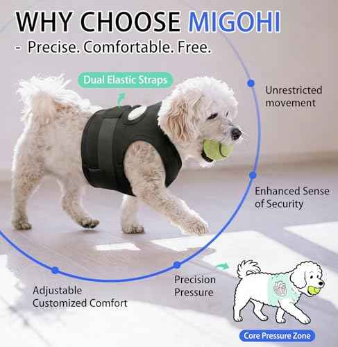Breathable Dog Anxiety Vest (Black / Large (Chest: 29.1"/74cm))