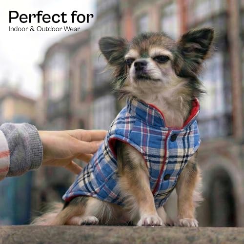 Dog Reversible Jacket (L / Plaid Reversible Jacket)