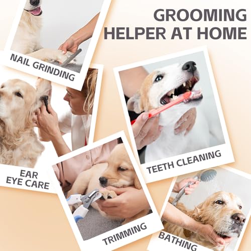 Dog Grooming Hammock Harness for Medium Dogs Nail Trimming (M for Medium Dogs 55LB)