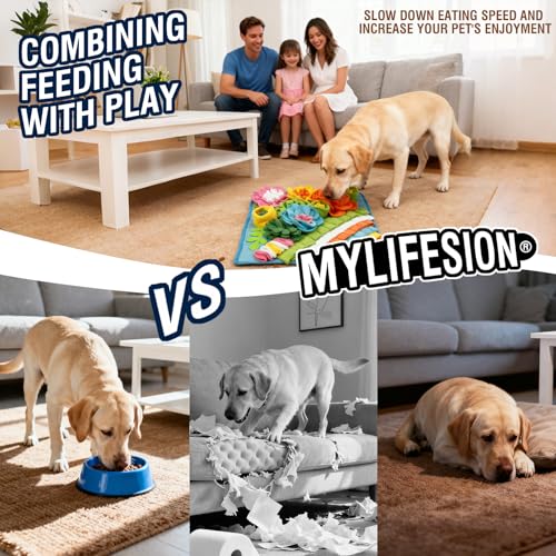 Snuffle Mat for Dogs (Light Blue)