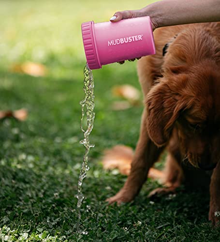 MudBuster Medium Dog Paw Cleaner (Pink / Medium)