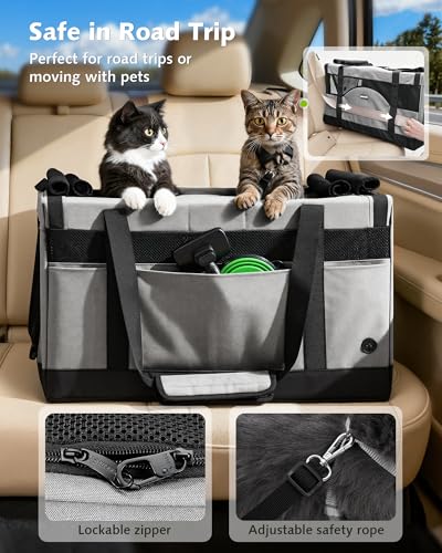 Large Cat Carrier (Grey)