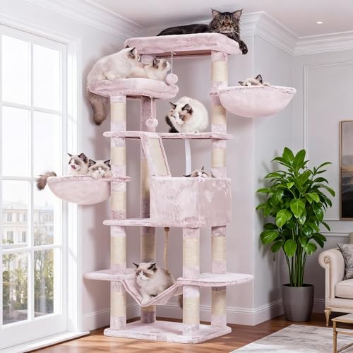 Cat Tree 68 inch Multi (Rosy Brown / 68 inch)