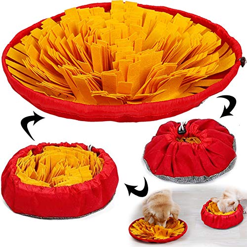 Pet Snuffle Mat for Dogs (yellow)
