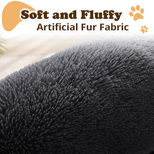 Dog Bed Calming Anti (31" / Dark Grey)