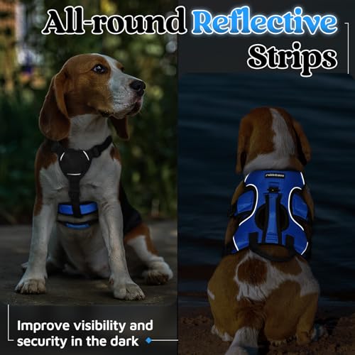 Escape Proof Dog Harness for Small (Blue / Small)