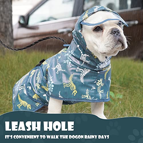 Dog Raincoat for Small Dogs (Small(Label Size:L) / Green)