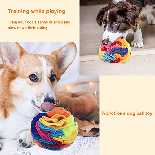 Snuffle Ball Snuffle Ball for Dogs (Rainbow Ball / Medium)