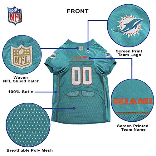 NFL Miami Dolphins Dog Jersey (Miami Dolphins / Medium)