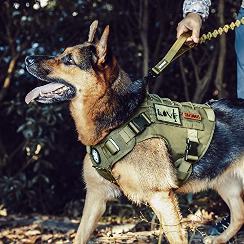 Tactical Dog Harness (Medium / Green)