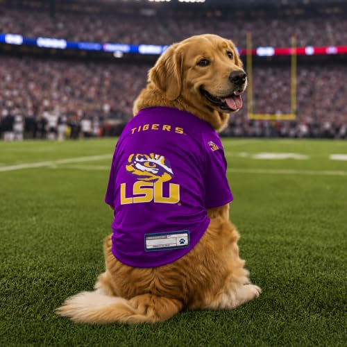NCAA LSU Tigers Stretch Pet Jersey (LSU Tigers / X-Large)