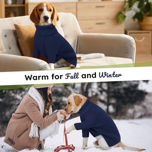 XXL Dog Sweater (Navy Blue / XX-Large)