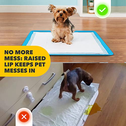 Dog Pee Pad Holder (Dark Blue / 1 Pack)