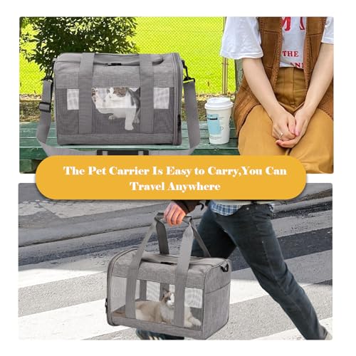 Pet Carrier Bag for Cats (【Gray】)