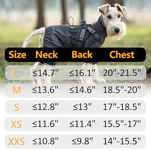 Waterproof Dog Raincoat (M Back Length 14.6" / Red)