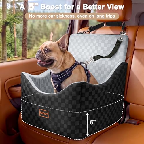 Elevated Dog Car Seat for Small (Medium / Grey)