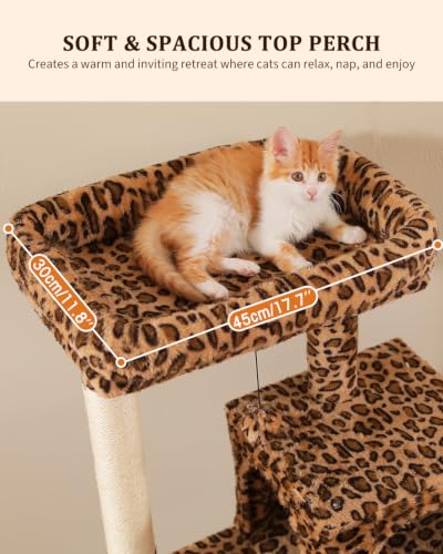 Leopard Cat Tree (Leopard / 56.3in)