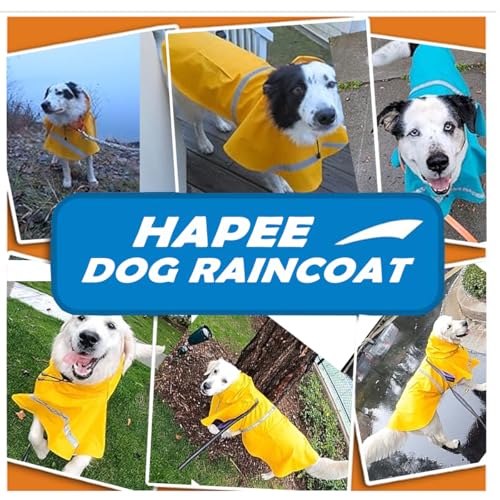 Dog Raincoats with Reflective Strip Hoodie (D4-Pink / 16A (20-30 lbs))