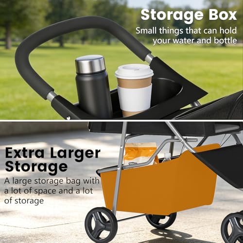 3 Wheel Pet Stroller (Black)