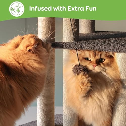 Dog Stairs & Cat Scratching Post Pet Steps for High Beds Couch (3-Steps)