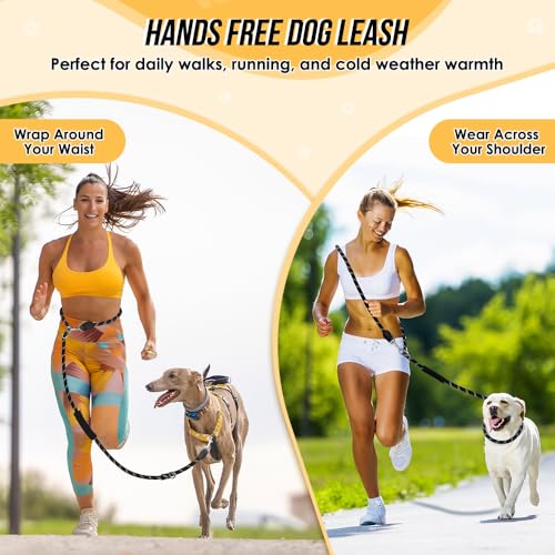 Hands Free Dog Leash (Black)