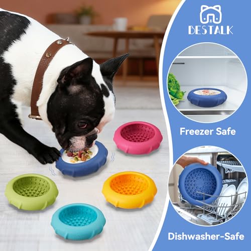 Dog Lick Bowl (Small / Dark blue)