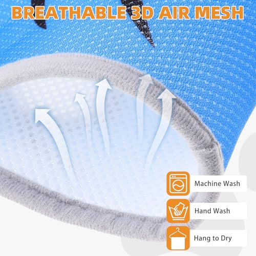 Dog Grooming Hammock for Small Dogs Cats (Small / Blue Shark)