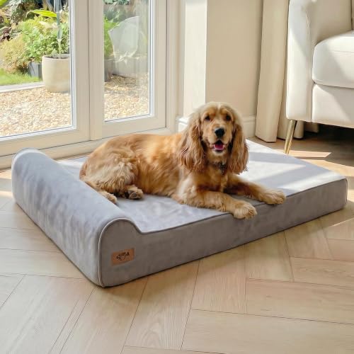 Orthopedic Dog Beds for Large Dogs (X-large / Grey)