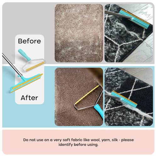 Pro Bundle Pet Hair Removal Tool & Carpet Rake w (Xtra + Pro)