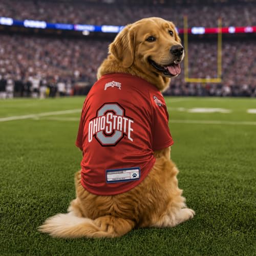 NCAA Ohio State Buckeyes Stretch Pet Jersey (Ohio State Buckeyes / Small)