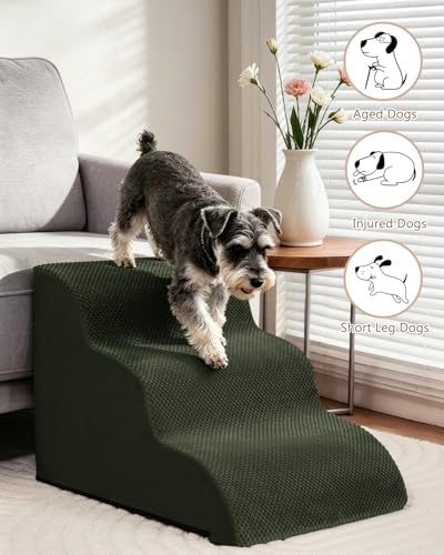 Dog Stairs for Small Dogs (Green)