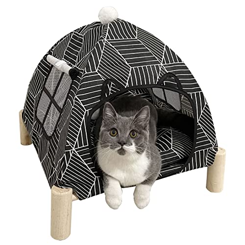 Elevated Pet Hammock Bed Tent House (Contemporary)
