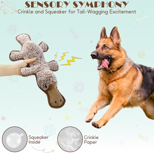 No Stuffing Dog Squeak Toys (Black, dark brown, green, yellow, coffee)