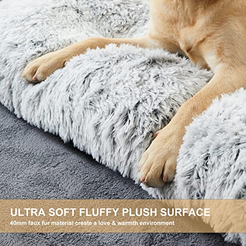 Dog Beds for Large Dogs (Grey / XL(41x27 inch))