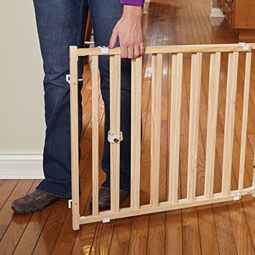 Extra Wide Swing Pet Safety Gate (Wood / Extra Wide)