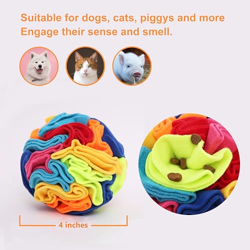 Snuffle Ball Snuffle Ball for Small Dogs (Rainbow Ball / Small)