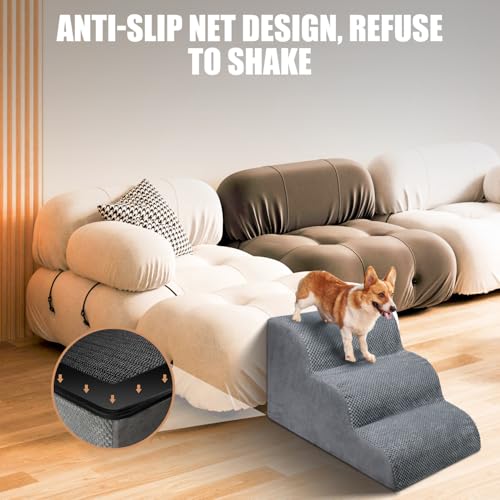 3 Step Dog Stairs for Small Dogs