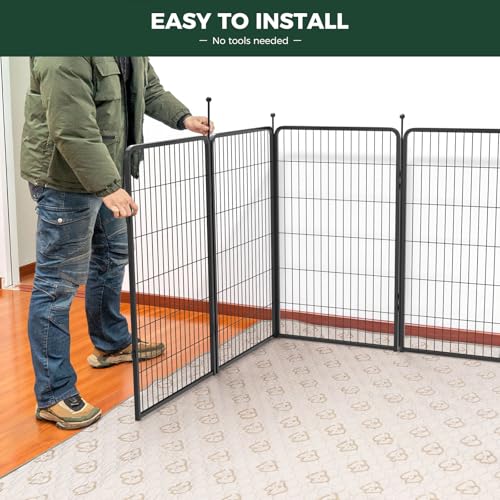 Rollick Dog Playpen (Black / 45"H)