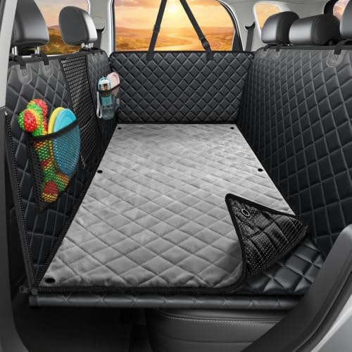 Back Seat Extender for Dogs (Black and Grey / M - Cars / Full Size SUVs)