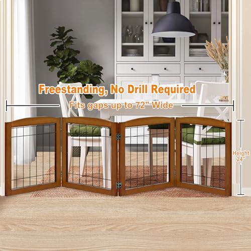 4 Panel Extra (24"Height-4 Panel / Oak Cherry)