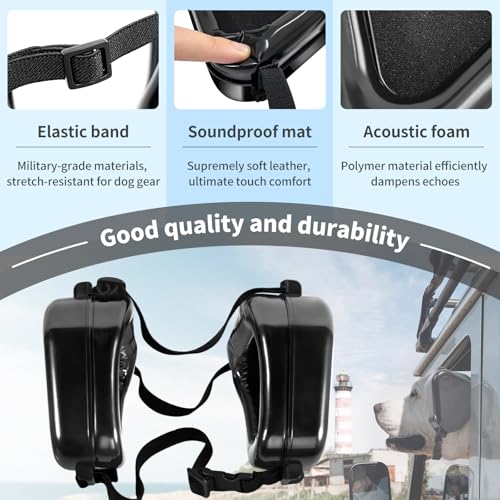 Dog Ear Muffs Noise Protection (Black)