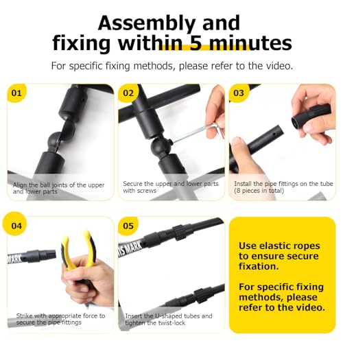 Universal Fit Dog Barrier for SUV (Adjustable / Matte Black)