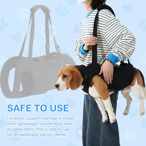 Dog Carry Sling Emergency Backpack Dog Lift Harness (XL)