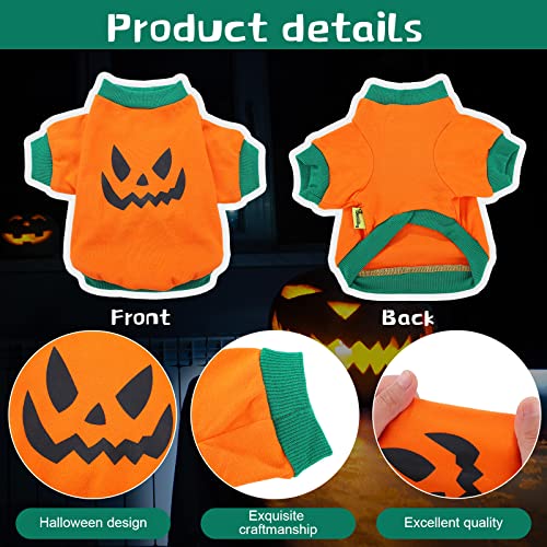 5 Pcs Halloween Dog Shirts Pet Costume Printed (Medium)